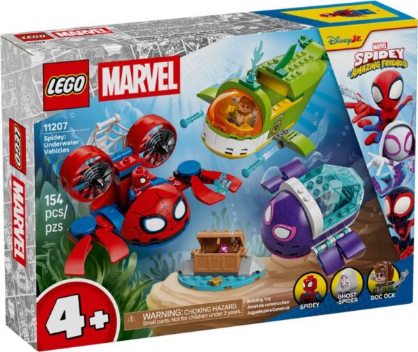 Spidey : les véhicules sous-marins LEGO Marvel 11207 : Spidey: Underwater
Vehicles