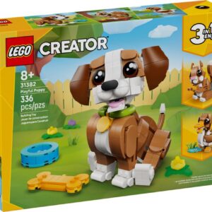 Les adorables animaux : le chiot joueur LEGO Creator 31382 : Playful Puppy