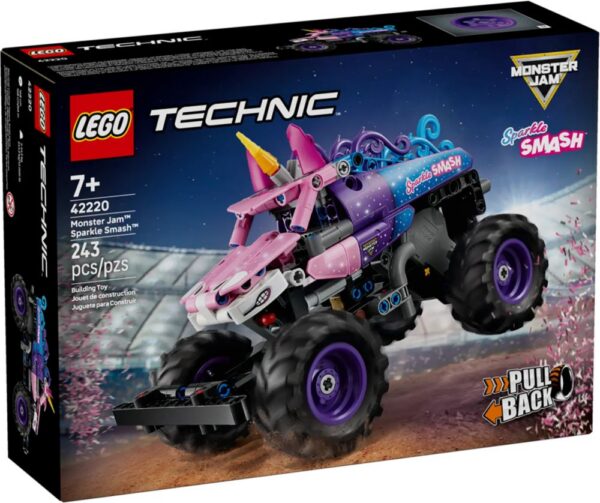 Monster Jam Sparkle Smash à rétrofriction LEGO Technic 42220 : Monster Jam
Sparkle Smash