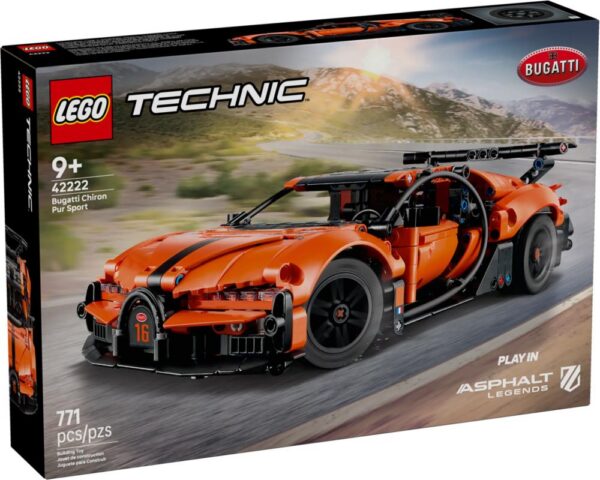 Hypercar Bugatti Chiron Pur Sport LEGO Technic 42222 : Bugatti Chiron Pur Sport