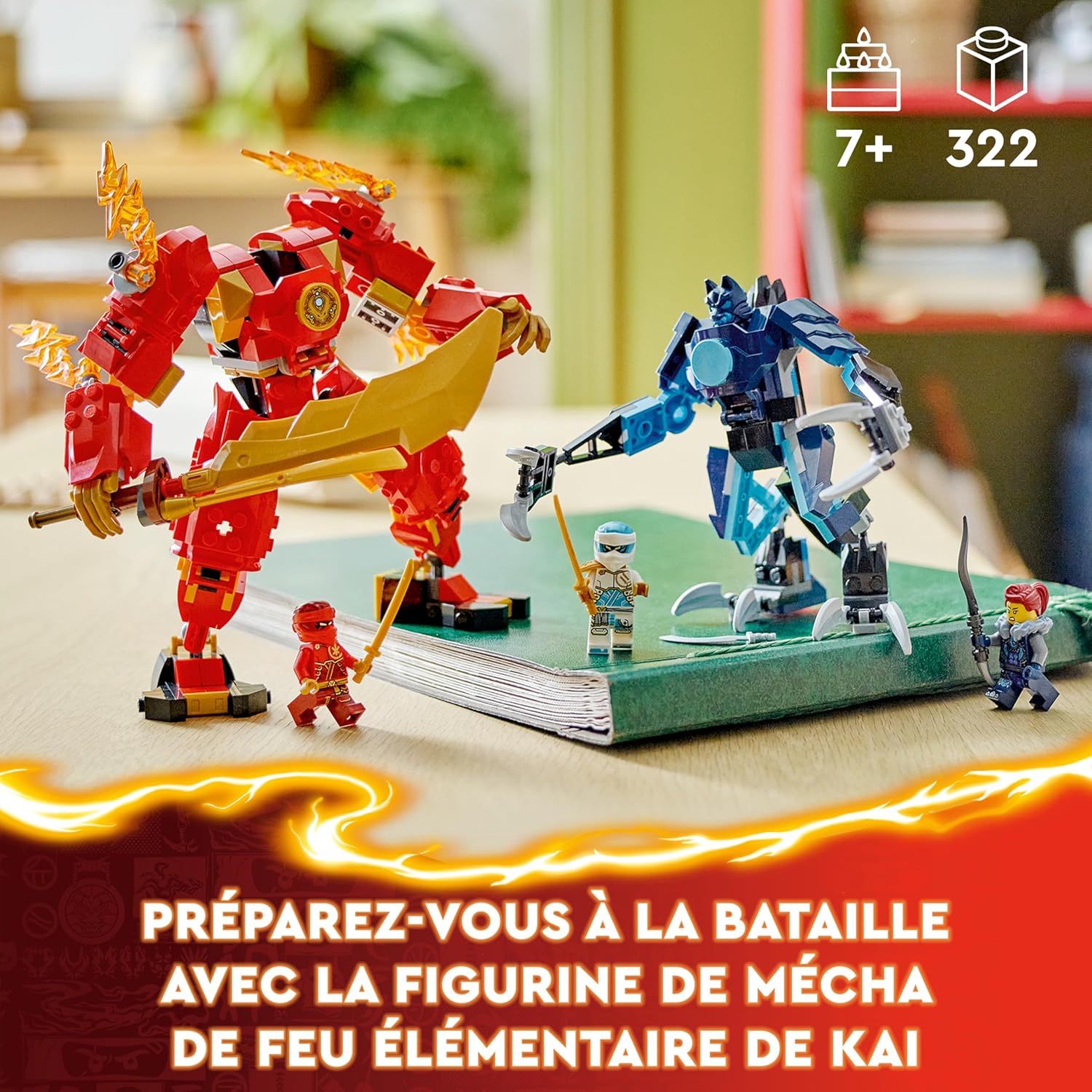 LEGO Ninjago Le Robot Élémentaire du Feu de Kai